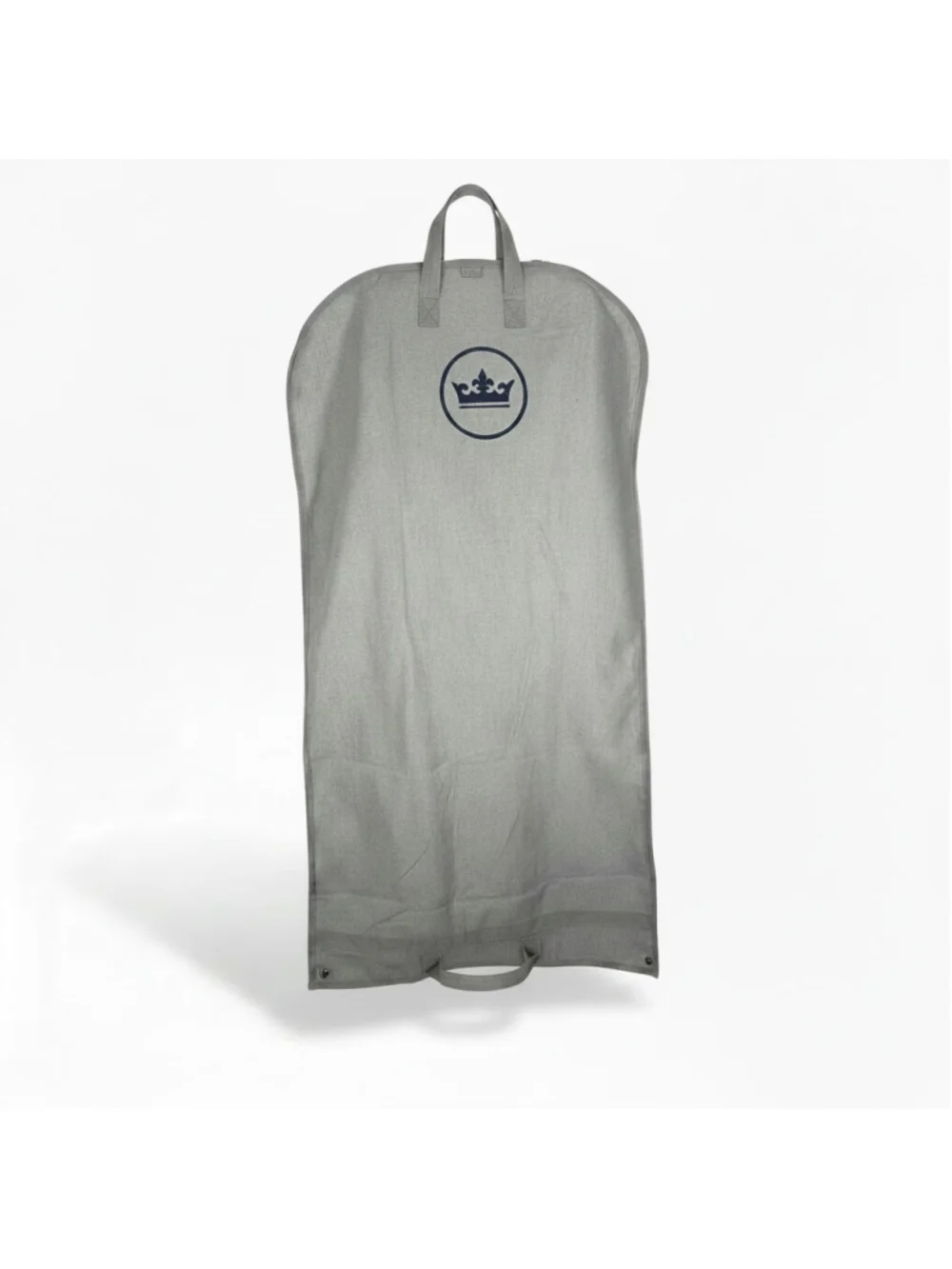 Peter Millar Garment Bag Grey Crown Logo Travel Suit Bag Formal Carrier 23 x 44